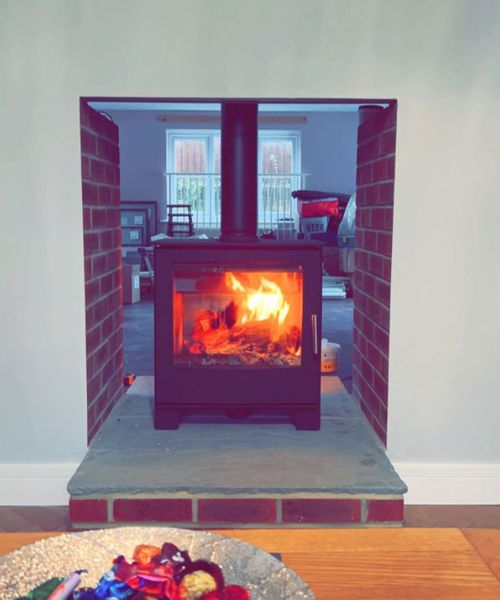 log burner fireplace